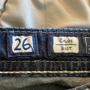 Miss mean feather pocket jeans